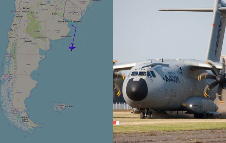 According to a source close to the Islands' administration who spoke with MercoPress, many of these flights are medical evacuations of Falkland Islanders