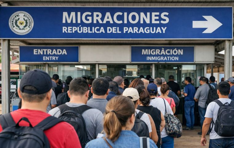Paraguay broke a record in 2025 by granting 40,600 residency permits to foreigners. More than half — 23,500 — went to Brazilians, far outpacing the 4,300 Argentines in second place