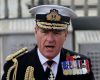 Former First Sea Lord, Admiral Sir Ben Key, was sacked in July 2025 following an investigation into an alleged relationship with a female colleague (Picture: RAF/MOD)
