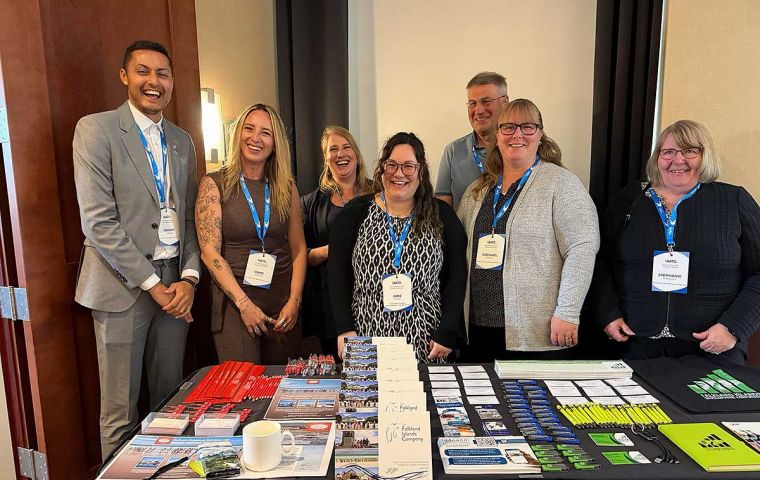 The Falklands representatives at the annual IAATO meeting 