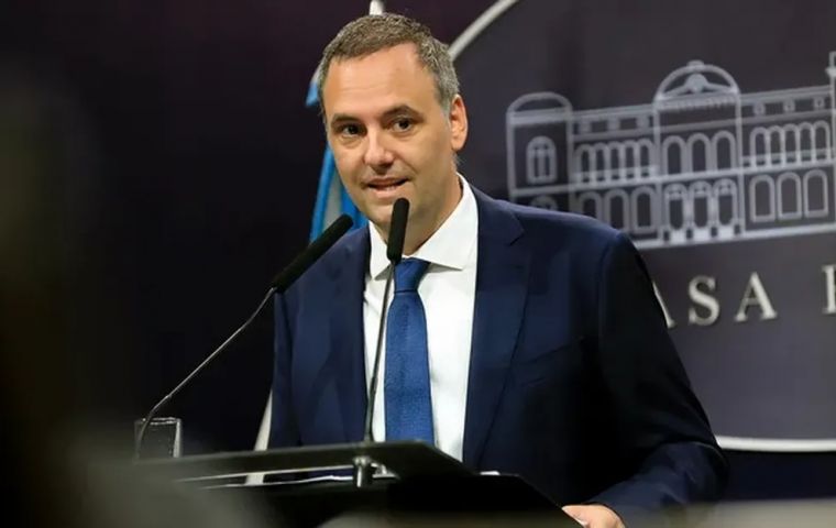 Adorni, a former presidential spokesman promoted to the post by Javier Milei earlier this year, is at the center of an investigation led by federal prosecutor Gerardo Pollicita and judge Ariel Lijo