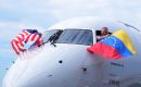 The first American Airlines flight took off from Maiquet&iacute;a airport bound for Miami, completing the journey in just over three hours