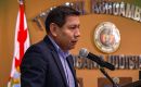 Claure, a 49-year-old lawyer born in Cochabamba, was intercepted near midnight while driving along Busch Avenue
