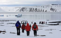 The Antarctic Treaty Secretariat says annual tourism has risen to more than 100,000 visitors with most visitors reaching by ship via the Antarctic Peninsula (Pkc IAATO)