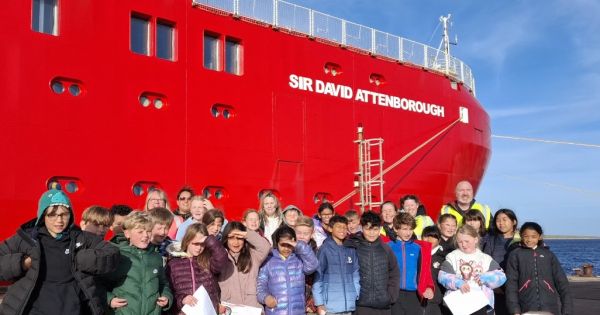 Falklands students send special message to Sir David Attenborough on his 100th birthday