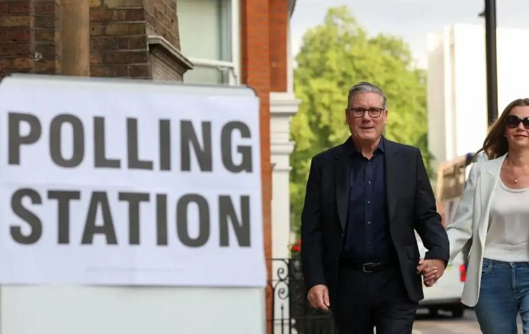 This British electoral day is compounded by international tensions that have marked the recent months of the Labour government