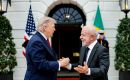 We discussed many subjects, including trade, specifically tariffs, Trump wrote at the conclusion of the encounter