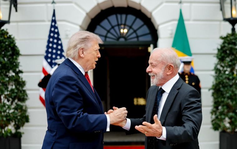 We discussed many subjects, including trade, specifically tariffs, Trump wrote at the conclusion of the encounter