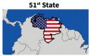 The 51st state map had appeared in earlier posts by the US administration, alongside references to the annexation of Greenland