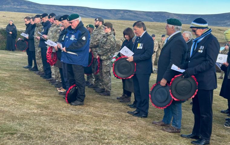 The commemoration included on Thursday a ceremony at the symbolic San Carlos Cemetery