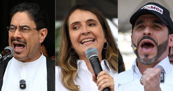 Three main Colombian presidential candidates close campaigns one week before first round