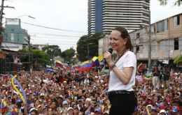 More than 500,000 Venezuelans have crossed the Darién in search of freedom. Many remained on the way, Machado said during her speech to the plenary of the Panamanian Parliament