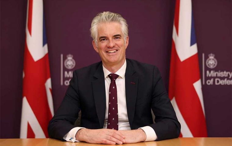 James Cartlidge, the shadow defense secretary, said the sovereignty of the Falklands was &ldquo;not up for negotiation&rdquo;.