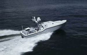 The rescue is believed to be the first known US use of an un-crewed military vessel to recover personnel at sea.