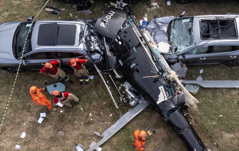 All the victims were traveling in the aircraft. Among them were US singer Oliver Tree and Argentine YouTuber Gaspar Prim, known as Gaspi.