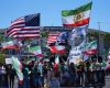 Some Iranian Americans wave protest flags, others cheer as Iran open the World Cup