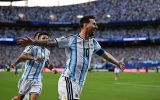 With his three goals, Messi reached 16 in World Cups, tying Germany's Miroslav Klose as the competition's all-time top scorer