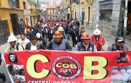 The COB presented a list of demands on Tuesday spread across eight areas, among them ensuring the right to mobilization, that there be no sanctions against the mobilized sectors