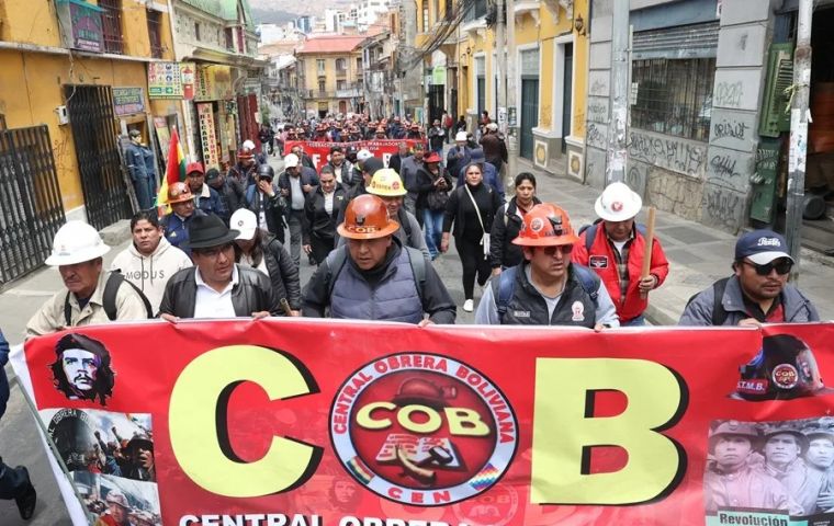 The COB presented a list of demands on Tuesday spread across eight areas, among them ensuring the right to mobilization, that there be no sanctions against the mobilized sectors
