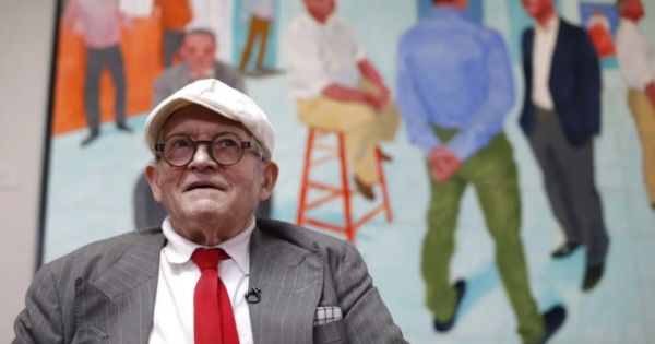 David Hockney, the artist who forced Britain to make room for color, joy and queerness