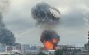Ukraine's General Staff confirmed the attack and reported at least five fires at the plant, where processing units and a storage tank farm were burning
