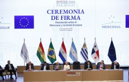 The agreement's commercial chapter entered provisionally into force on May 1, after more than 25 years of negotiations