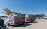 The UK's International Search and Rescue team, made up of 68 personnel and six specialist dogs, departed from Brize Norton on a RAF aircraft to assist in locating and rescuing people
