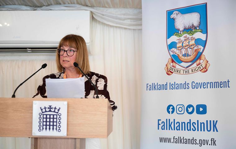 Roberts said the event allowed her to meet with members of parliament and peers from the United Kingdom, as well as with members of the diplomatic community and the sporting sector