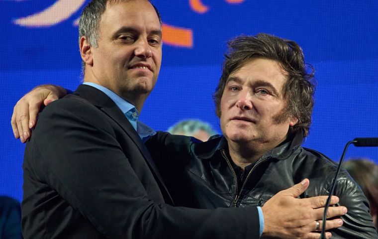 The scandal began in March, when it emerged that Adorni's wife had been part of the official delegation that traveled with Milei to the United States