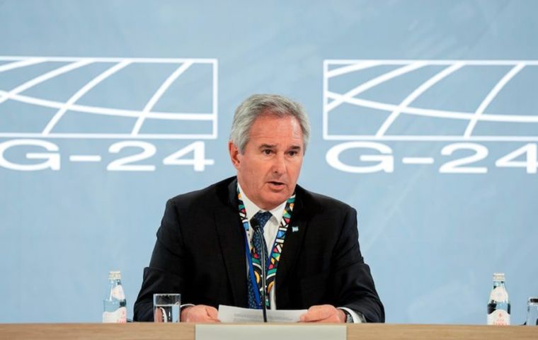 Argentine FM Quirno's bid to join the CPTPP, a bloc the UK belongs to, revived questions over the Falklands, since a clause could extend the pact to the islands in the future.