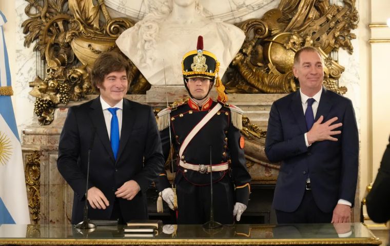 Milei had already declined to attend the Mercosur summit in Asunci&oacute;n &mdash;where he was represented by Quirno&mdash; in order to remain in Buenos Aires and lead the swearing-in of his new cabinet chief