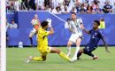 Lionel Messi put the world champions ahead in the 28th minute, controlling the ball with his left foot and firing a precise shot after an assist from Lisandro Mart&iacute;nez