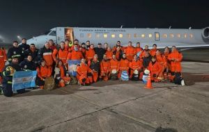 The Argentine contingent's departure comes as most foreign teams begin to leave Venezuela