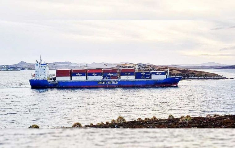 The kind of products needed in the Islands are certainly available in Uruguayan terms of construction materials as well as normal every day goods and provisions