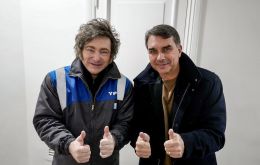 Milei said he would travel on July 25 to S&atilde;o Paulo to take part in the event at which, he said, Senator Fl&aacute;vio Bolsonaro &mdash; son of former President Jair &mdash; will be proclaimed a presidential candidate