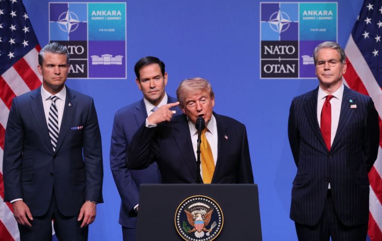 The message came after reports that Israel shared intelligence with Washington about an alleged new Iranian plan to kill Trump