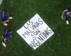 Falklands government calls Argentine banner insensitive, urges FIFA to sanction