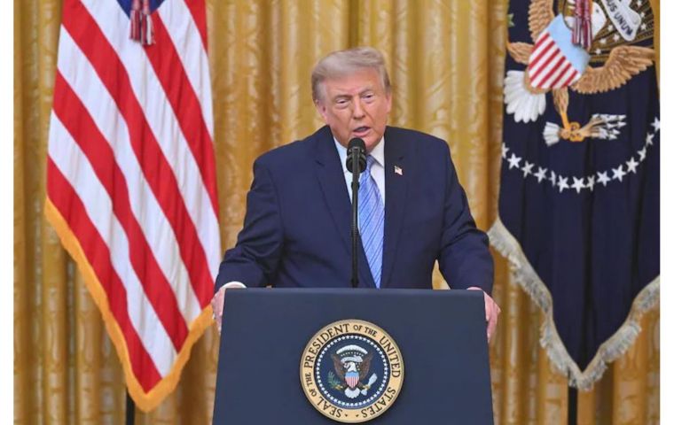 The address came less than four months before the November midterm elections, in which polls point to an unfavorable outlook for the Republican Party