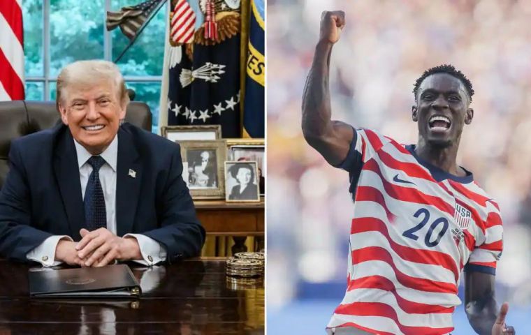 All I did was ask for a review because I didn't think it was a foul, Trump said at the time
