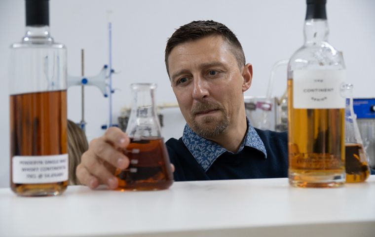 Isla Marambio spent three years on the ice at an Argentine research station and is now one of eight single malts being analyzed to see how extreme climates shape whisky