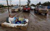 The weather front began on July 15 in the south of the country and moved north, where it hit the desert regions &mdash; areas where rainfall of this magnitude is uncommon