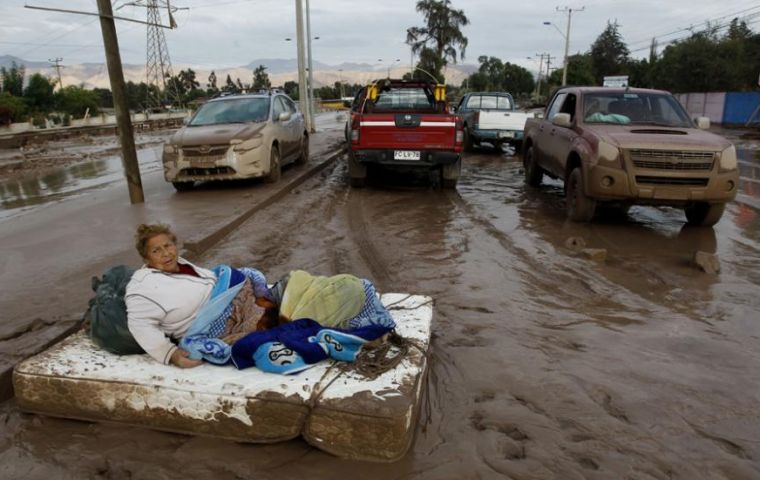 The weather front began on July 15 in the south of the country and moved north, where it hit the desert regions &mdash; areas where rainfall of this magnitude is uncommon