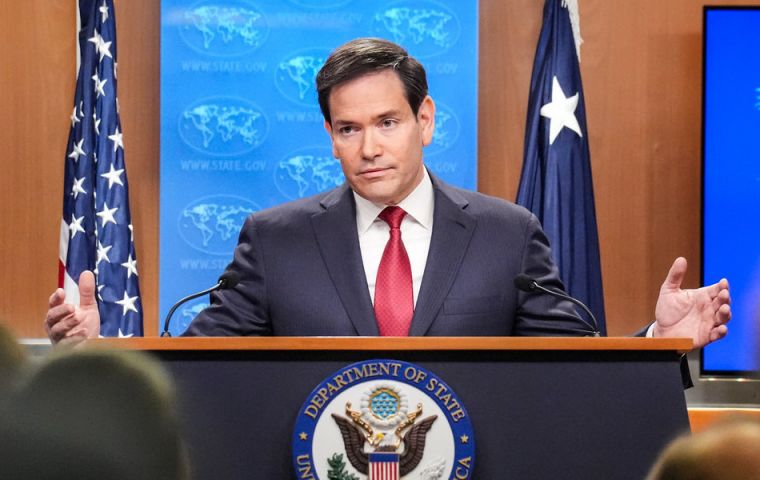 Daniel Ortega's declaration that under his family's dictatorship Nicaragua will never again hold elections lays bare their true authoritarian nature, Rubio said