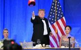 The evening was a repeat of the April 25 event, which was interrupted when a man tried to force his way through a security checkpoint and fired near the ballroom