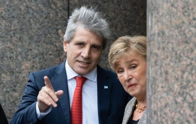 It is Georgieva's first visit to the country since taking over the institution in 2019 and the first by a top IMF official to Buenos Aires in eight years