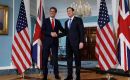 The two leaders smile and shake hands following the 90 minutes meeting at the US State Department 