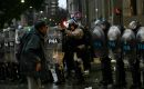 According to police sources, the Federal Police arrested three people and the Buenos Aires City Police another nine, all charged with assault and resisting authority