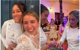 The couple, Fabiana Banzer and Scarlett Rocha, formally applied for a civil marriage on October 12, 2022