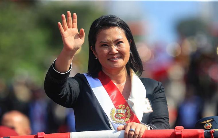 The poll is the first national measurement since Fujimori took office on July 28, after winning the June 7 runoff by one of the narrowest margins in Peruvian electoral history