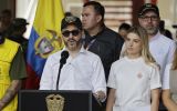 De la Espriella said 90 tonnes of humanitarian aid had reached Pereira through the office of the first lady